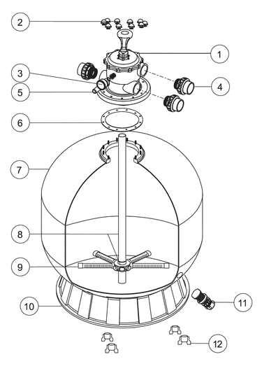 All Astral APV700-900 Filter Parts