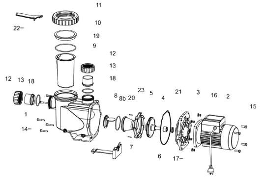 All RelTech PR Series Pump Parts
