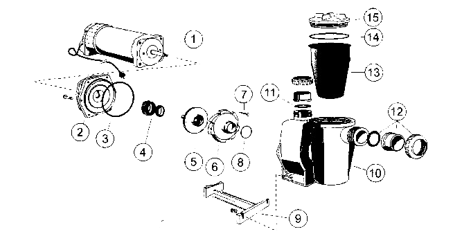 All Waterco Hydrostorm Pump Parts