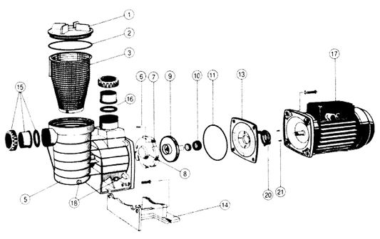 All Waterco Supatuf Pump Parts